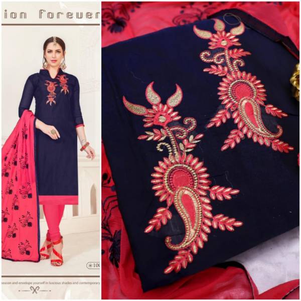 Lollipop Latest Modal Silk Embroidery Work Dress Material Collection Nazmeen Embroidery Work Dupatta 