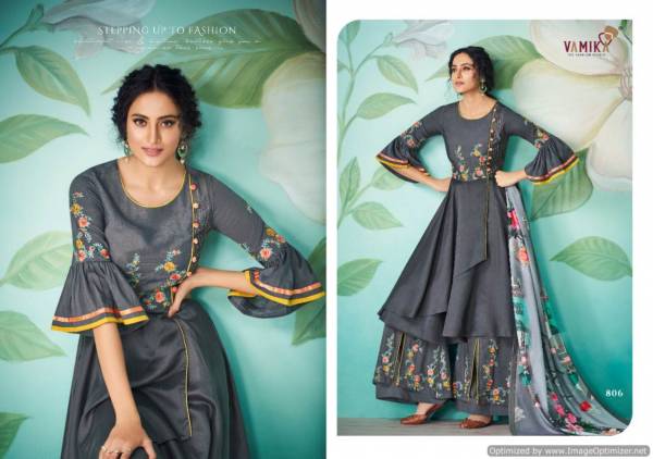 Vamika Chahat 2 Latest Designer Party Wear Pure Muslin Ready Made Suit Collection