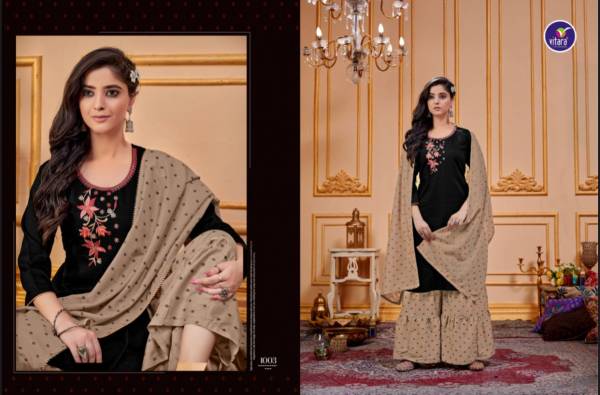 Vitara Sun Flower Parampara Fancy Festive Wear Silk With Embroidery Ready Made Collection