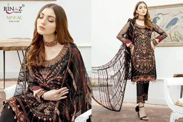 Rinaz Minhal Vol 2 Latest Heavy Designer Pakistani Salwar Suit Collection 