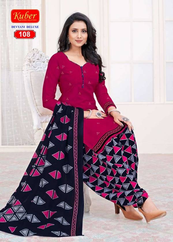 Kuber Divyani Deluxe Printed Latest Fancy Designer Regular Casual Wear Cotton Ready Made Dress Collection

