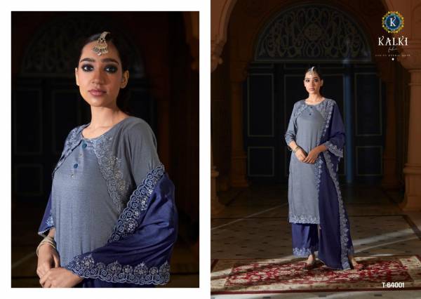 Kalki Izabella Vol 2 Latest Heavy Pure Viscose Silk fancy Sequence Embroidery Work Ready Made Suit Collection 