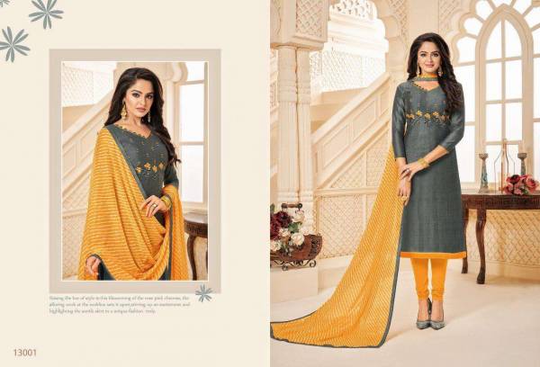 Shagun Autograph 13 New Collection Of New Design New Pattern Embroidered Neck Dress Material 