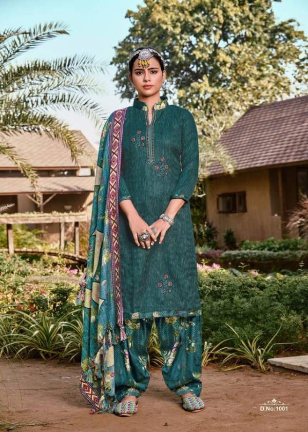 Roli Moli Pakija Latest Designer Pure Pashmina Jacquard Print With Fancy Embroidery Work Dress Material Collection 