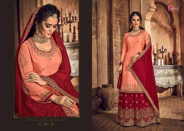 Kesari Taj Latest Heavy Designer Real Georgette With Embroidery Work With Diamonds Suit Collection 