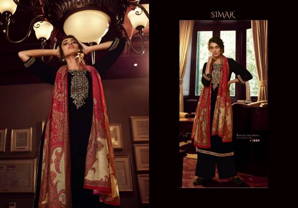 Glossy Simar Velvet 1530 Series Desginer Party Wear Salwar Suits Collection at Wholesale Price