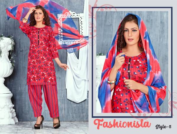Trendy Honour Latest Designer Rayon Printed Ready Made Regular Wear Dress Collection 