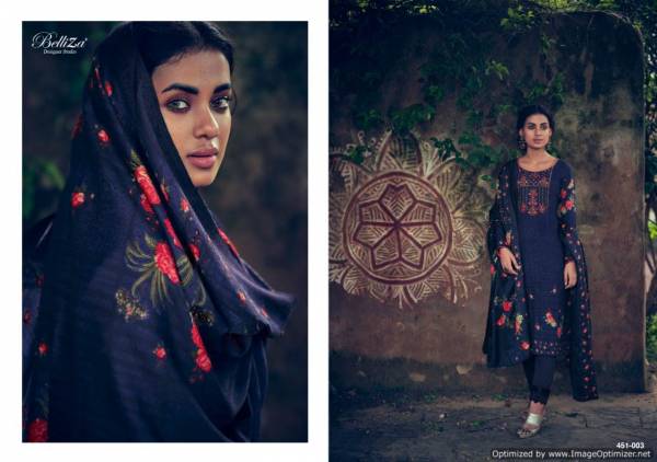 Belliza Riwayat Heavy Designer Kashmiri Work Pure Pashmina Salwar Suit Collection 