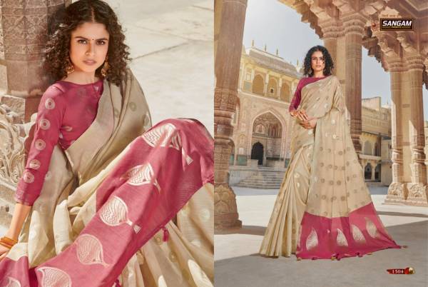 Sangam Linen Weaves New Collection Of Casual Wear Festive Wear Saree 