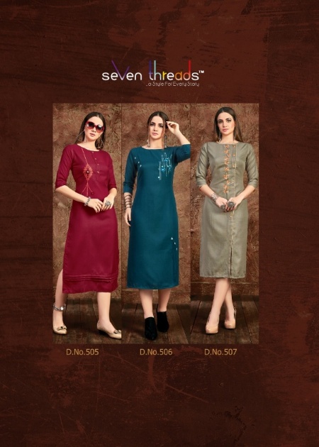Seven Threads New Collection Of Designer Kurties 