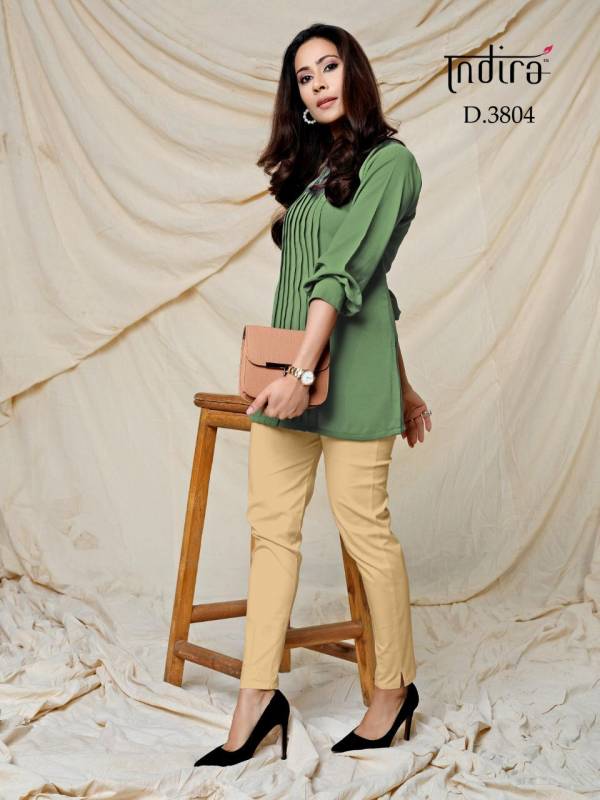 Indira Forever-2 Latest Stylish Two Piece Collection Of casual Ladies Top With Formal Pant 