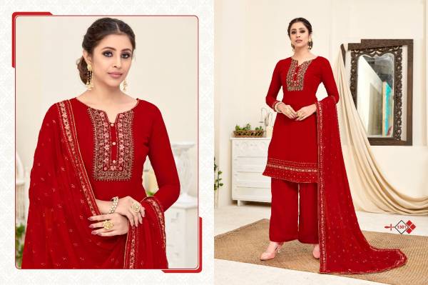 Zeeya Haseen 1301 Series Heavy Embroidered Dress Material at Wholesale Price