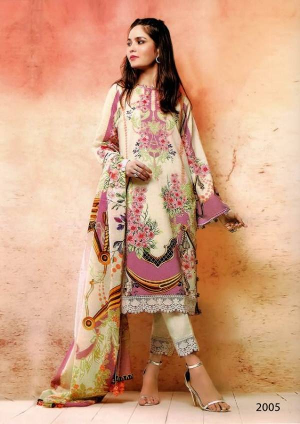 Asifa Nabeel 2 Latest Designer Party Wear Printed Heavy Lawn Cotton Dress Material 
