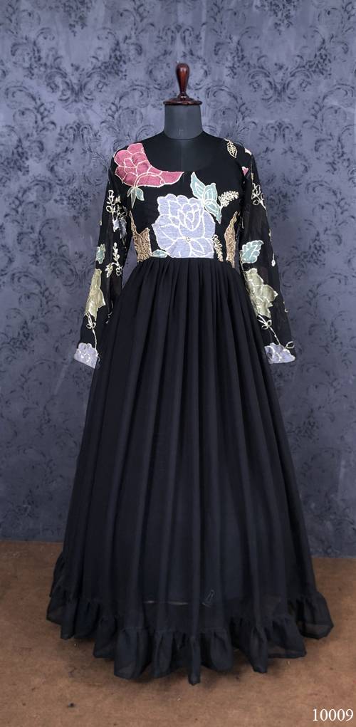 Estaa 5 Heavy Exclusive Wedding Wear Georgette Fancy Gown Collection