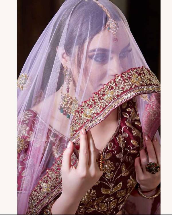 Latest Designer Wedding Wear Heavy Embroidery Work Lehenga Choli 