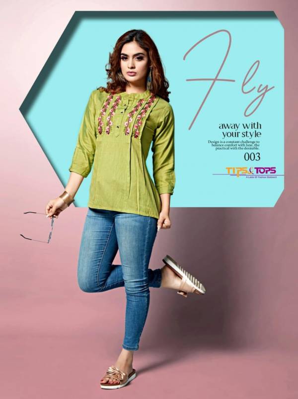 Tips &Tops Blossom 5 Latest Pretty Designer Heavy Rayon Party Wear Short Tops Collection 