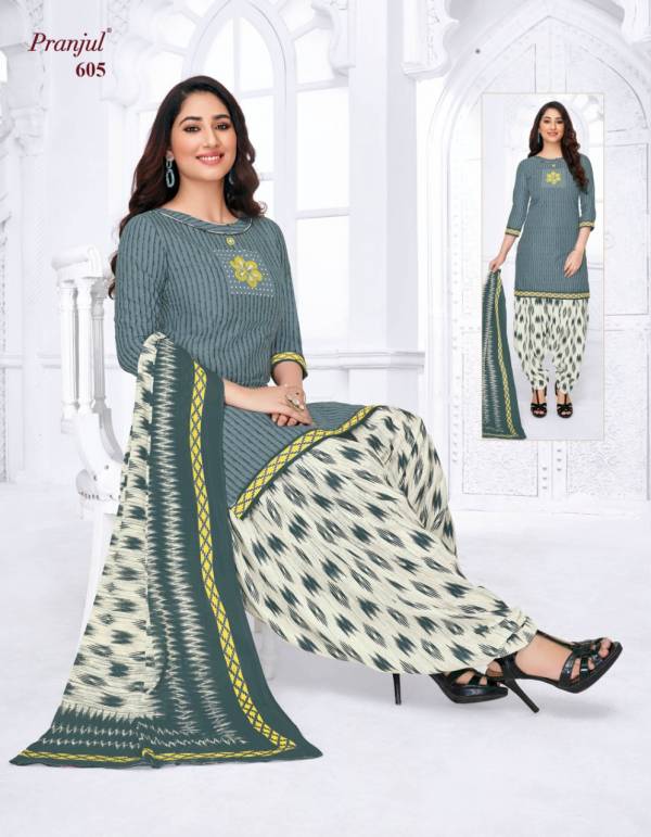 Pranjul Latest Designer Daily Wear Printed Cotton Dress Material Collection 