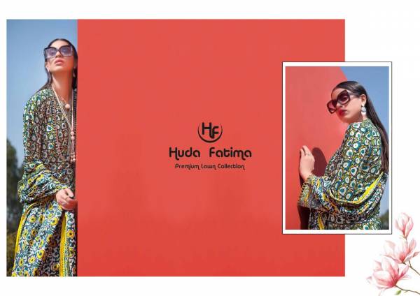Huda Fatima Spring Lawn Collection 2020 New Designer Printed Karachi Dress Material 