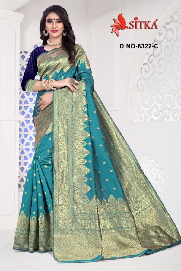 Subhlaxmi 8322 Latest Fancy Handloom Cotton Silk Festive Wear Designer Saree Collection
