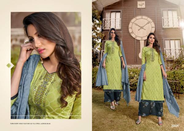 7 Clouds Utsav Pure Zam  Print With Neck Embroidery and Diamond Work Plazzo Salwar Suit Collections