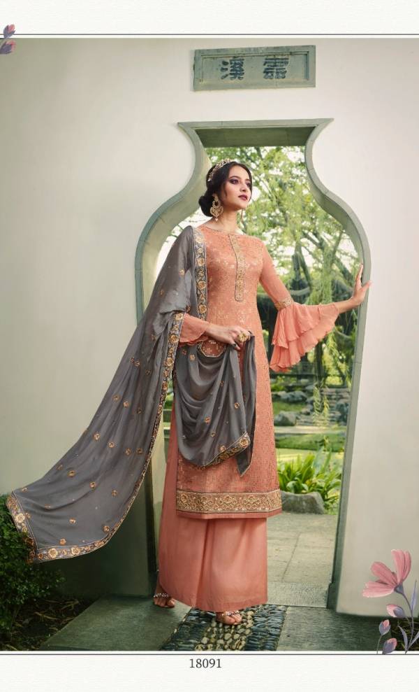 Glossy Simar Level Latest Designer Festive Wear Function Wear Salwar Suit Collection 