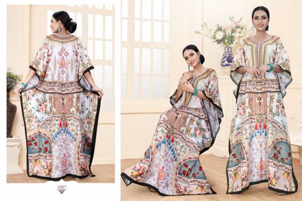 JUGNII GAZAL-THE KAFTAN COLLECTION VOL-19 LATEST DESIGN AND SMOOTH SHIMMER COTTON FABRIC  