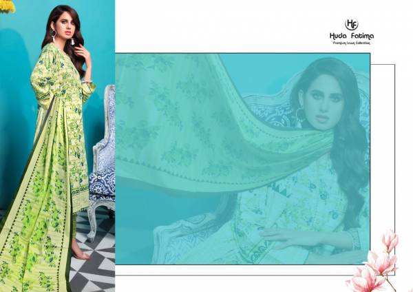 Huda Fatima Spring Lawn Collection 2020 New Designer Printed Karachi Dress Material 