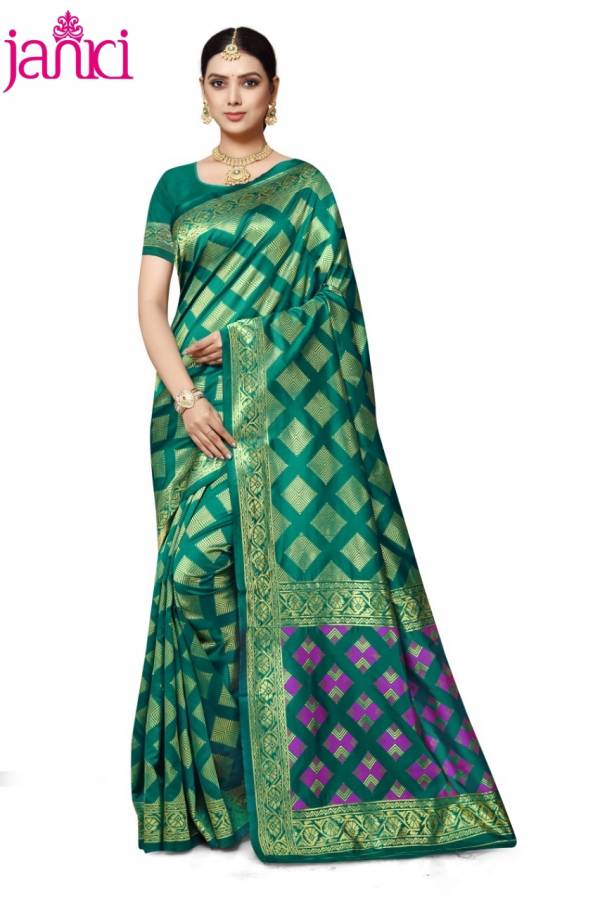 Janki Latest Designer Heavy Banarasi Silk Saree Collection 