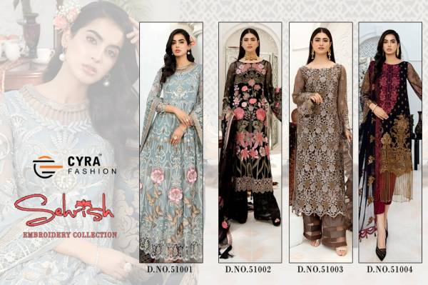 Cyra Sehrish Latest Heavy Designer Heavy Worked Pakistani Salwar Suits Collection