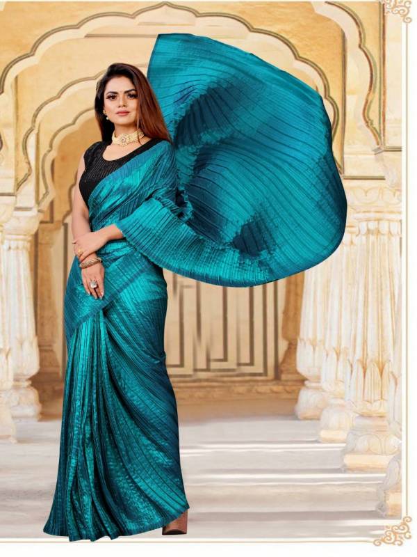 A 25 Ocassion New Party Wear Vichitra Silk Designer Fancy Saree Collection