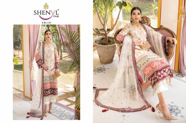 Shenyl Gulaal 1 Butter Fly Net With Heavy Embroidery And Diamond Work Top With Dupatta Pakistani Salwar Suits Collection
