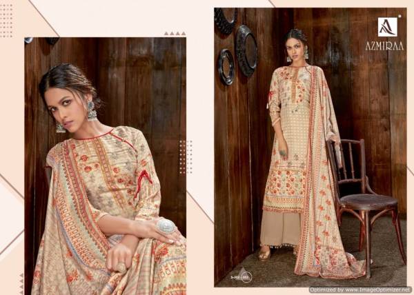 Alok Azmiraa Latest Designer Degital Printed Pure Wool Pashmina Dress Material 