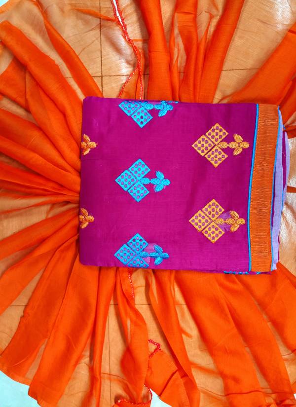 Rahul NX Rasili Vol 11 Chanderi Cottan Embroidery Work Traditional Designer Salwar Suit Collections