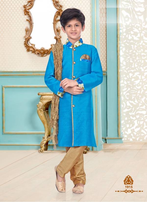 New Party Wear Designer Fancy Eid Festival Linen Cotton and Dupion Silk Kids Kurta Payjama Collection