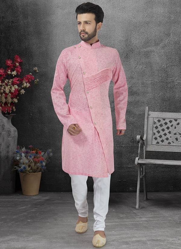 Designer Party wear Cotton And Khadi Kurta Pajama in Wholesale Collection