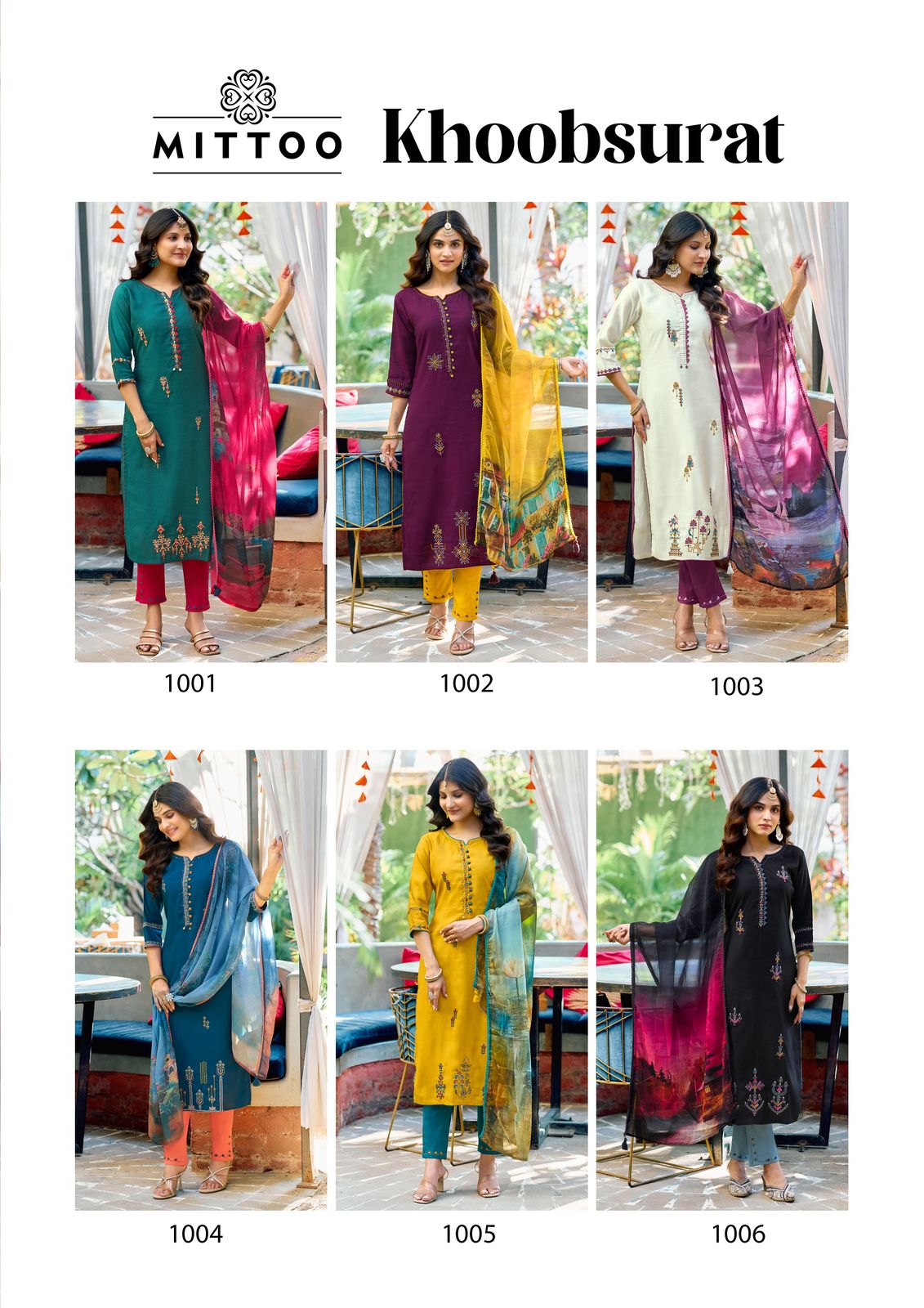 Khoobsurat By Mittoo Viscose Weaving Kurti With Bottom Dupatta Online Wholesale