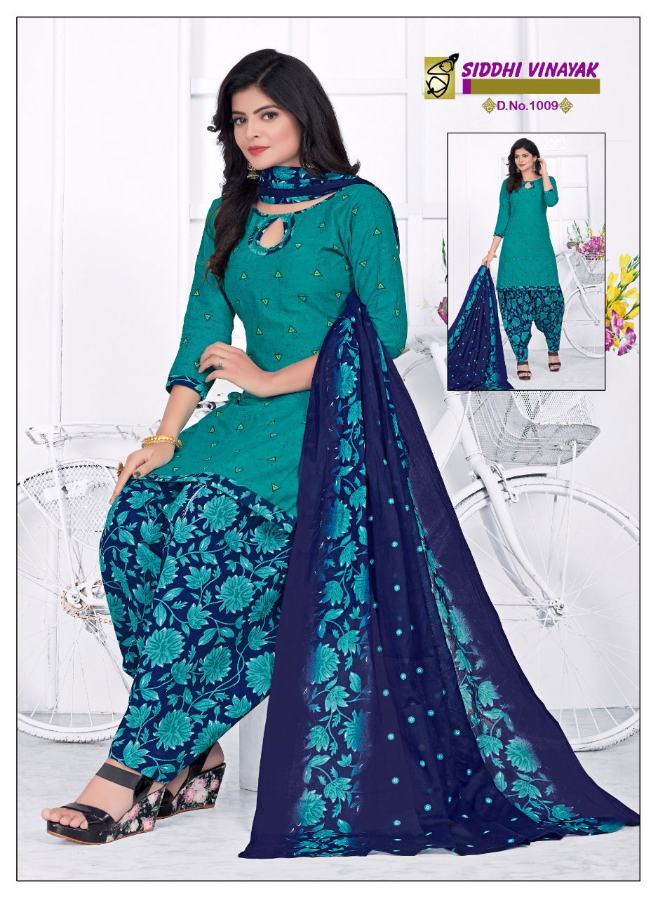 Siddhi Vinayak Patiyala Special 3 Latest Daily Wear Cotton Printed Dress Material Collection