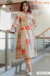 Indo Era 2577 Printed Linen A Line Kurti With Bottom Best Wholesale Shop In Surat