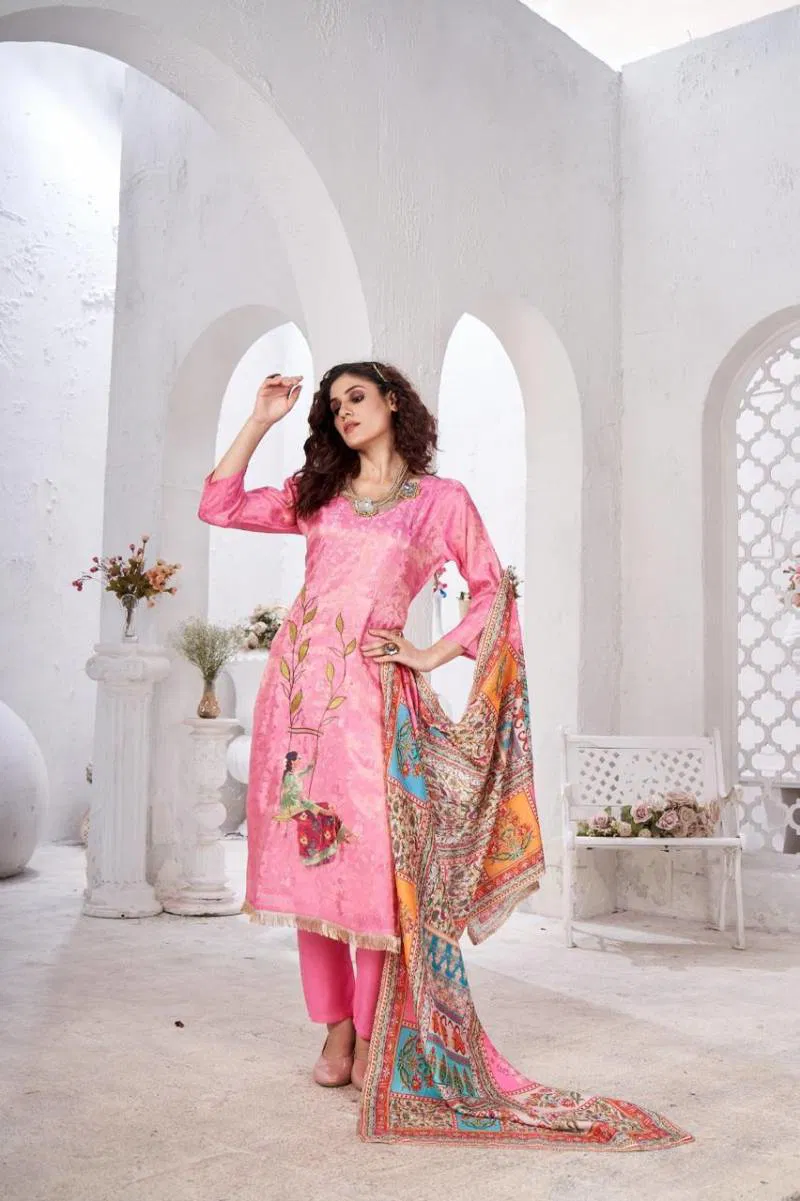 Tanyaa P 396 Maslin Printed Kurti Bottom With Dupatta Wholesale Suppliers In Mumbai