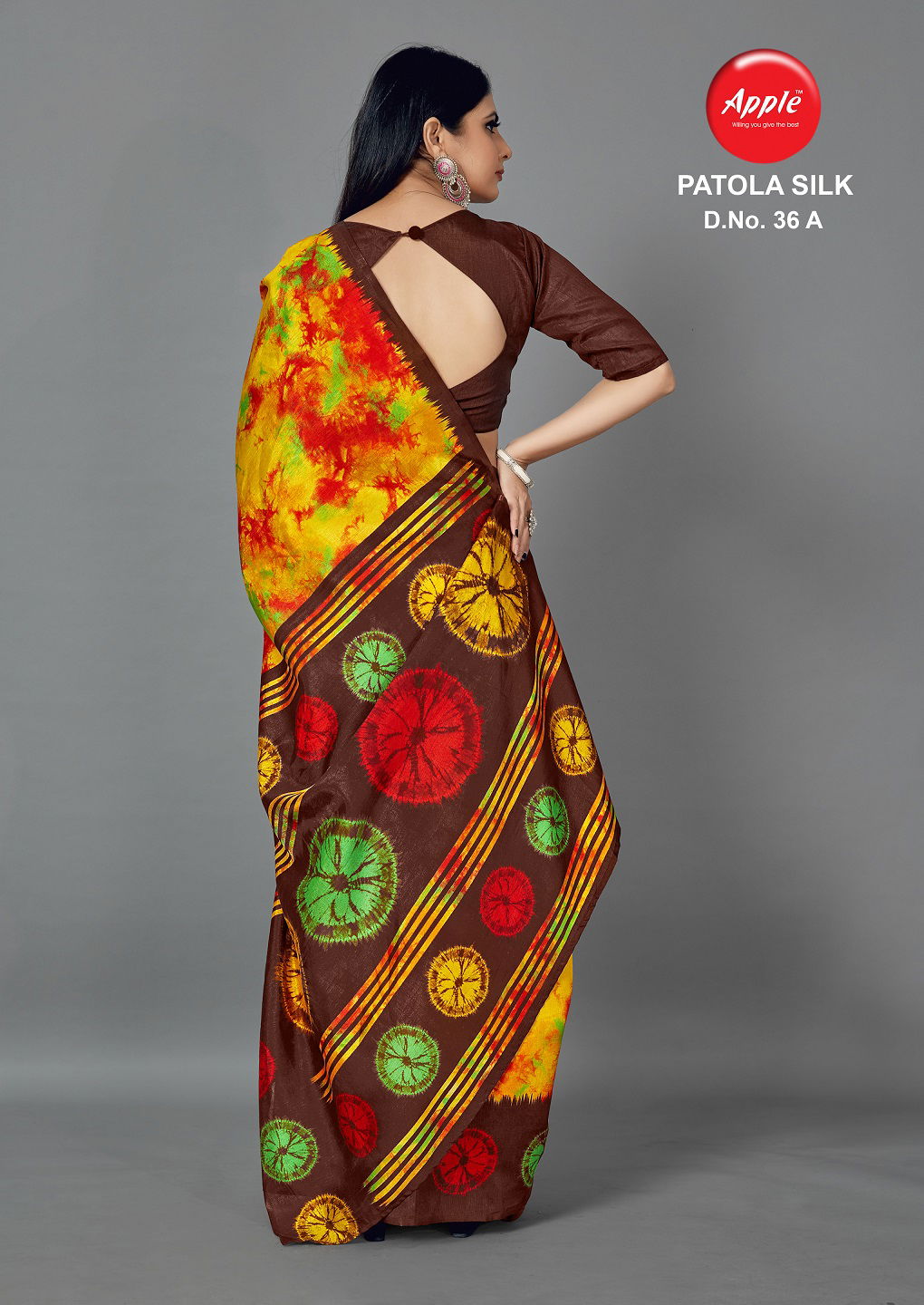 Apple Patola Silk 36 Latest Designer Fancy Casual Wear Art Silk Saree Collection
