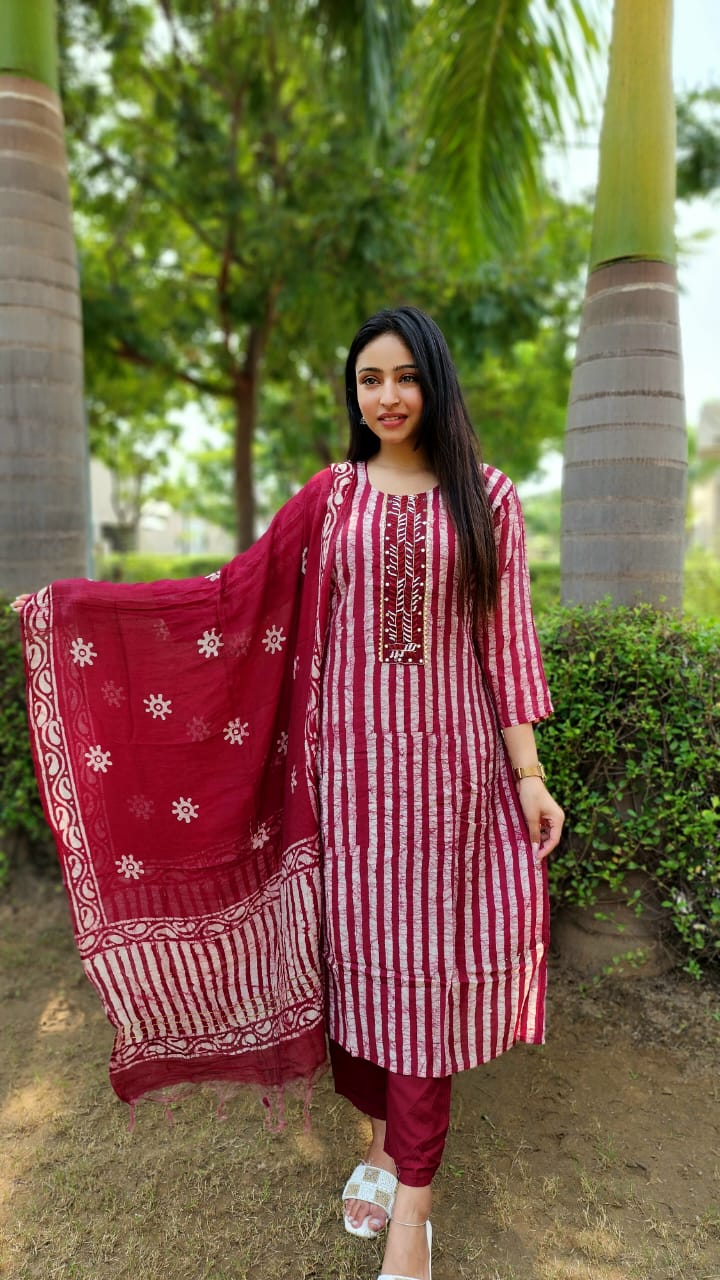 Virat Fashion Rayon Kurti With Bottom Dupatta Catalog
