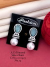 Ad Diamond Silver And Rose Gold Earrings 11 Online Wholesale