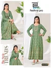Festival Pro Vol 20 By Blue Hills Anarkali Gown With Classic Neck Embroidery With Belt