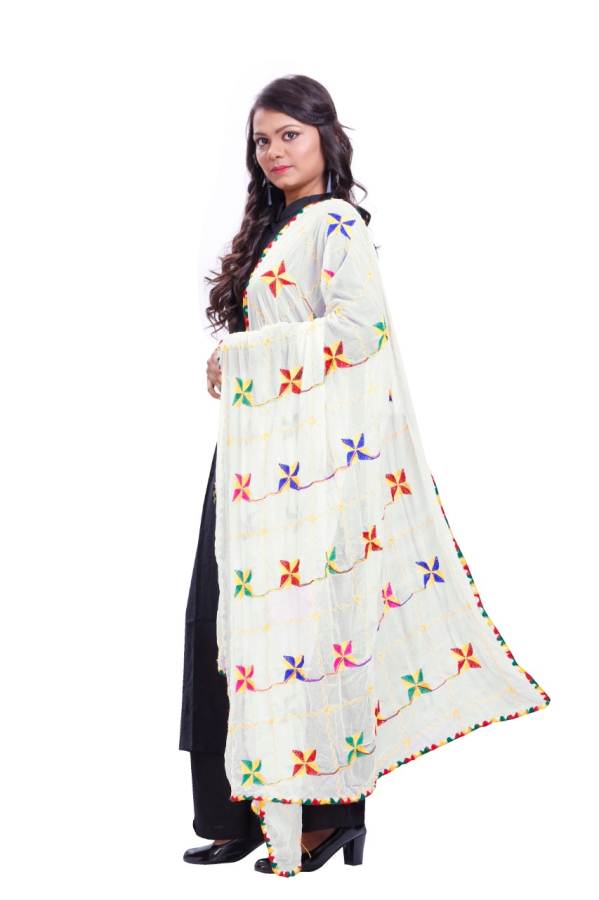 Latest Dhaga Work Stylish Nazeen Dupatta Collection