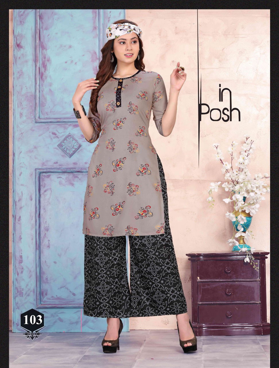 Prinal Rosy Latest Fancy Designer Casual Wear Rayon Printed Kurtis With Bottom Collection
