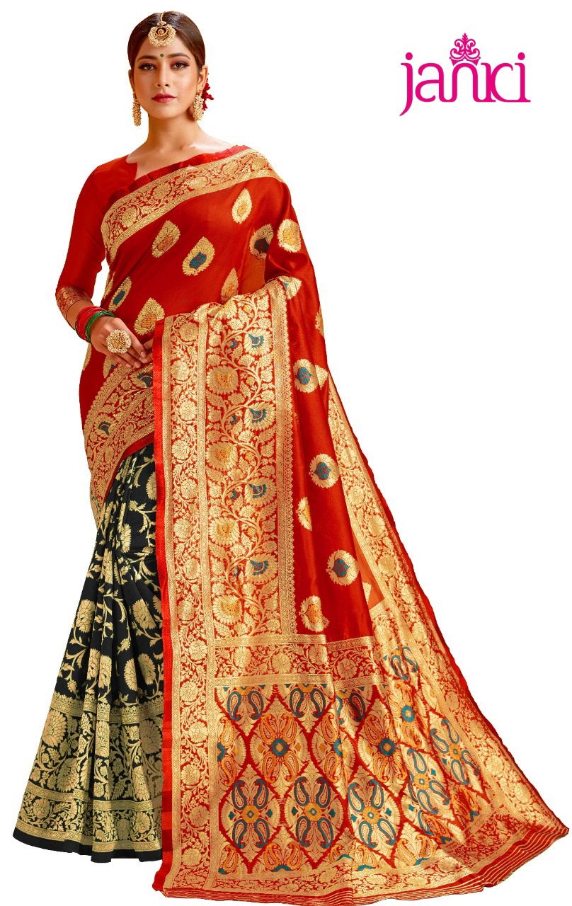 Janki chhaya Latest Designer Pure Silk wedding saree Collection 