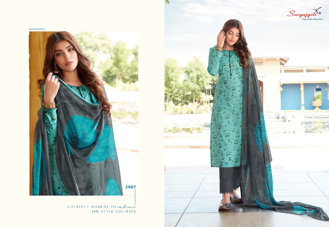Surayjyoti Fantasy 2 Latest Fancy Designer Ethnic Wear Cambric Cotton Salwar Suits Collection
