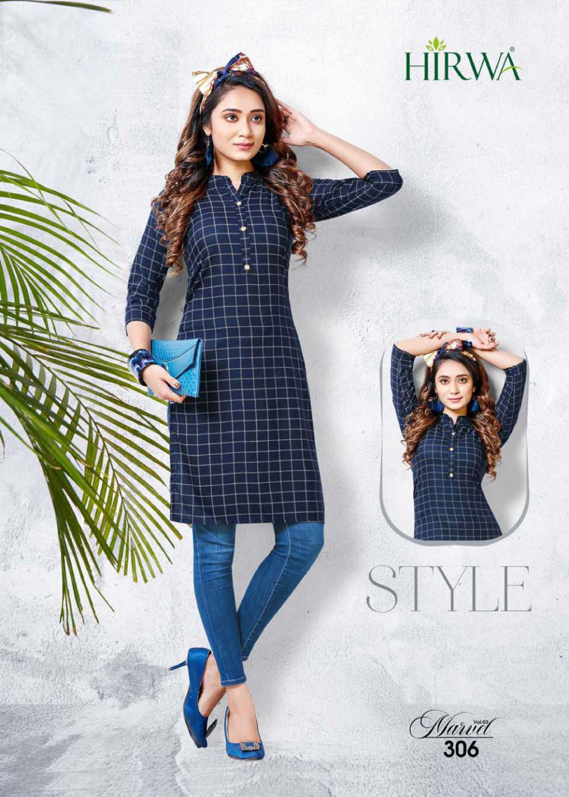 Hirwa Marvel 3 Ethnic Wear Rayon Printed Designer Kurti Collection
