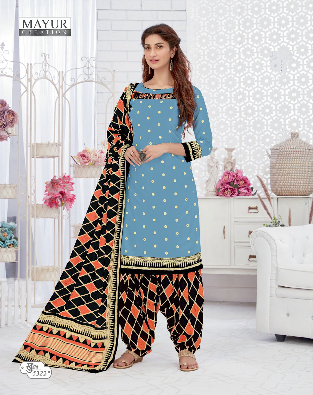 Mayur Khusi 53 Latest Designer Printed Pure Cotton Slawar Suit Collection 