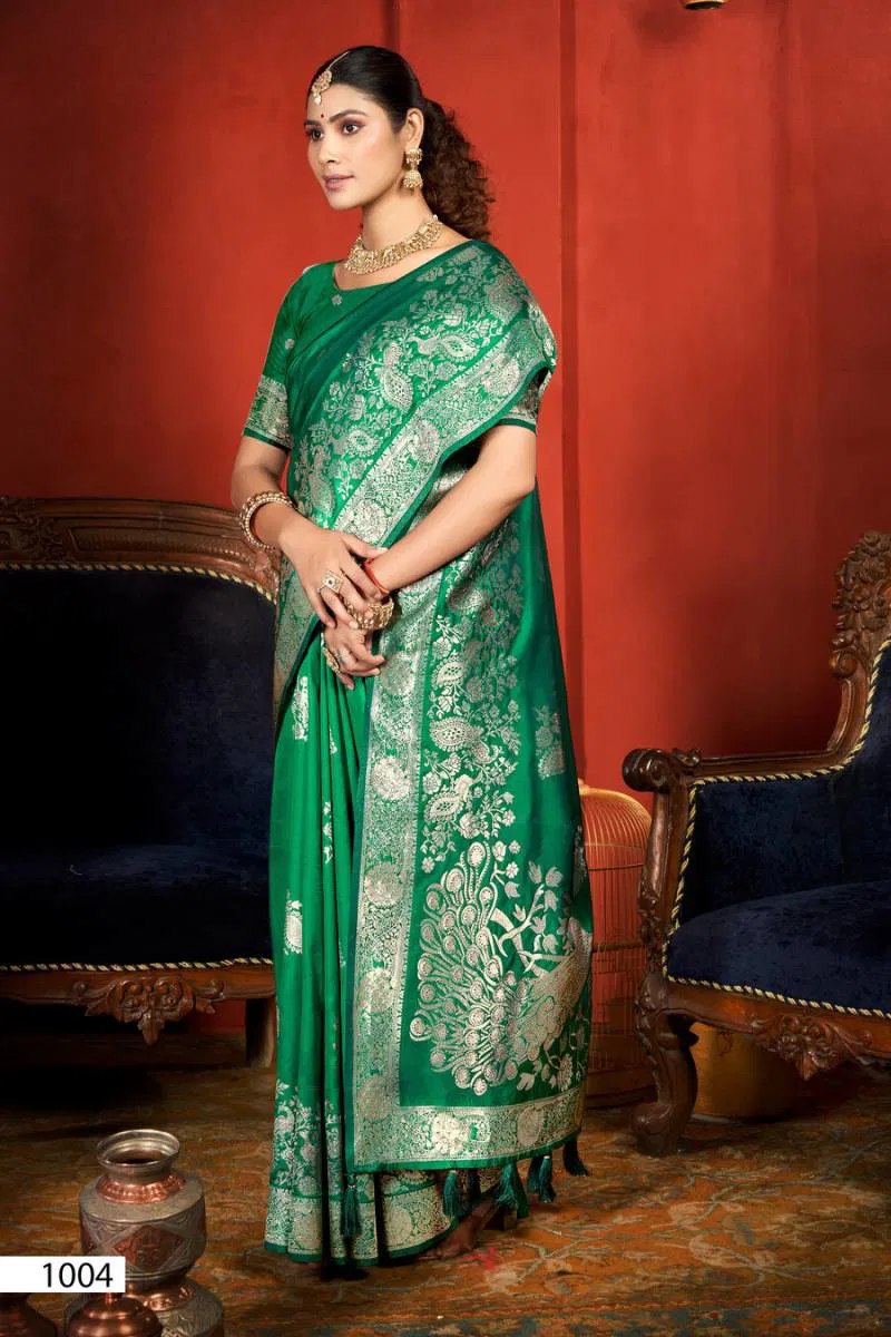 Vaamika Silk Saroski Vol 1 By Saroj Wedding Wear Silk Saree Wholesalers In Delhi